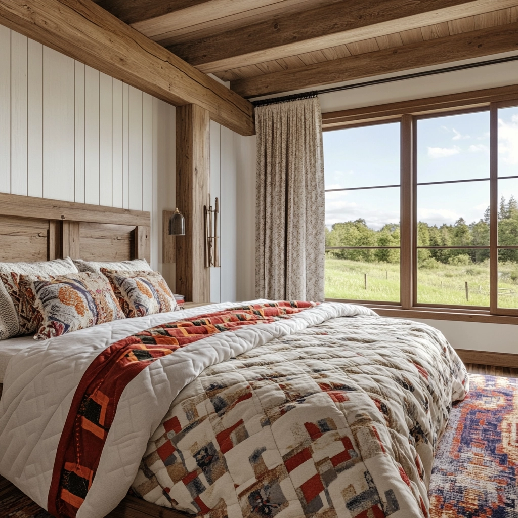 modern farmhouse interior bedroom 46