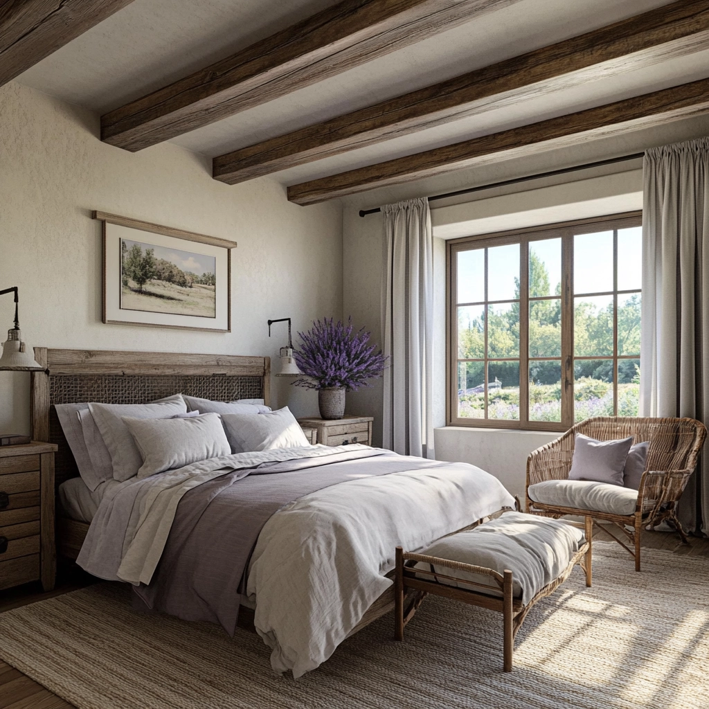 modern farmhouse interior bedroom 59