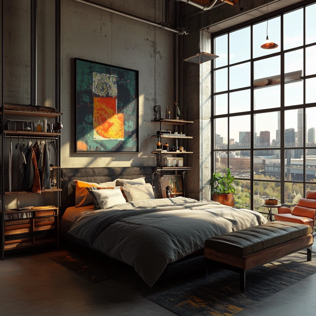 modern farmhouse interior bedroom 68