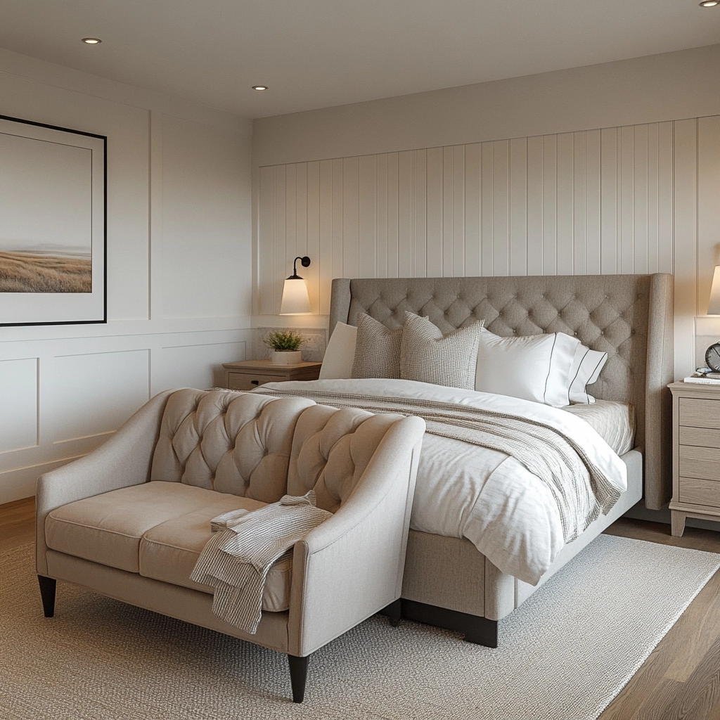 modern farmhouse interior bedroom 73
