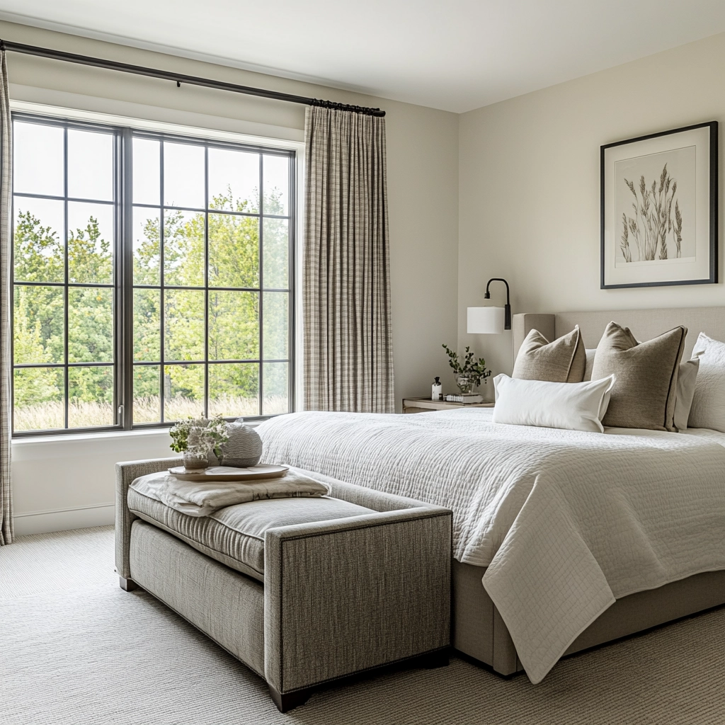 modern farmhouse interior bedroom 74
