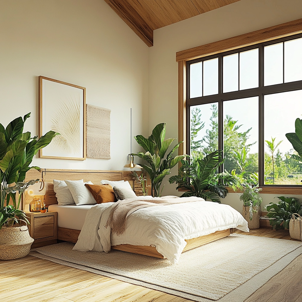 modern farmhouse interior bedroom 78