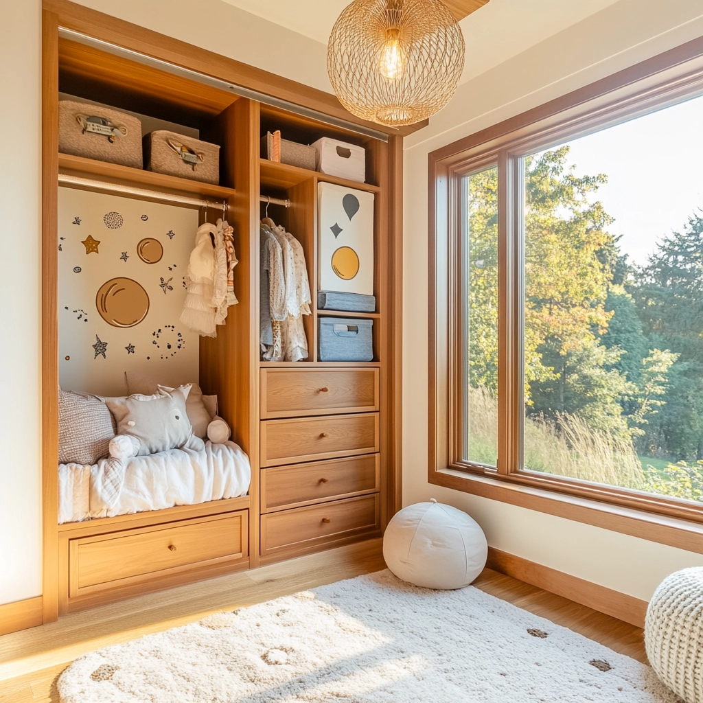 modern farmhouse kids bedroom 15