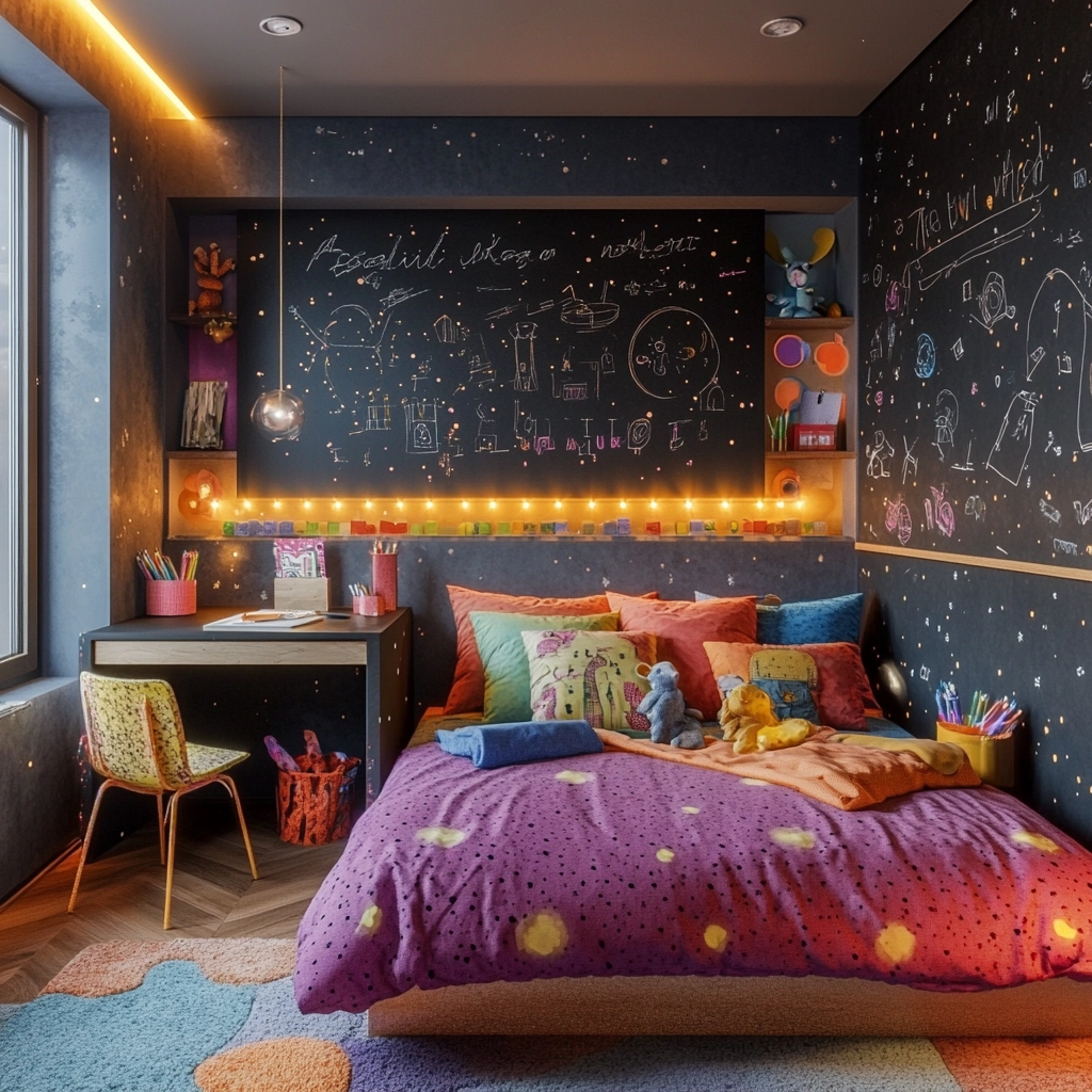 modern farmhouse kids bedroom 21