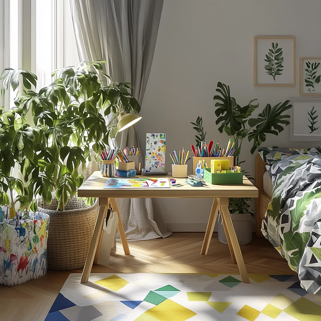 modern farmhouse kids bedroom 33