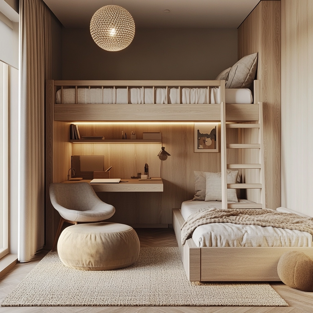 modern farmhouse kids bedroom 41