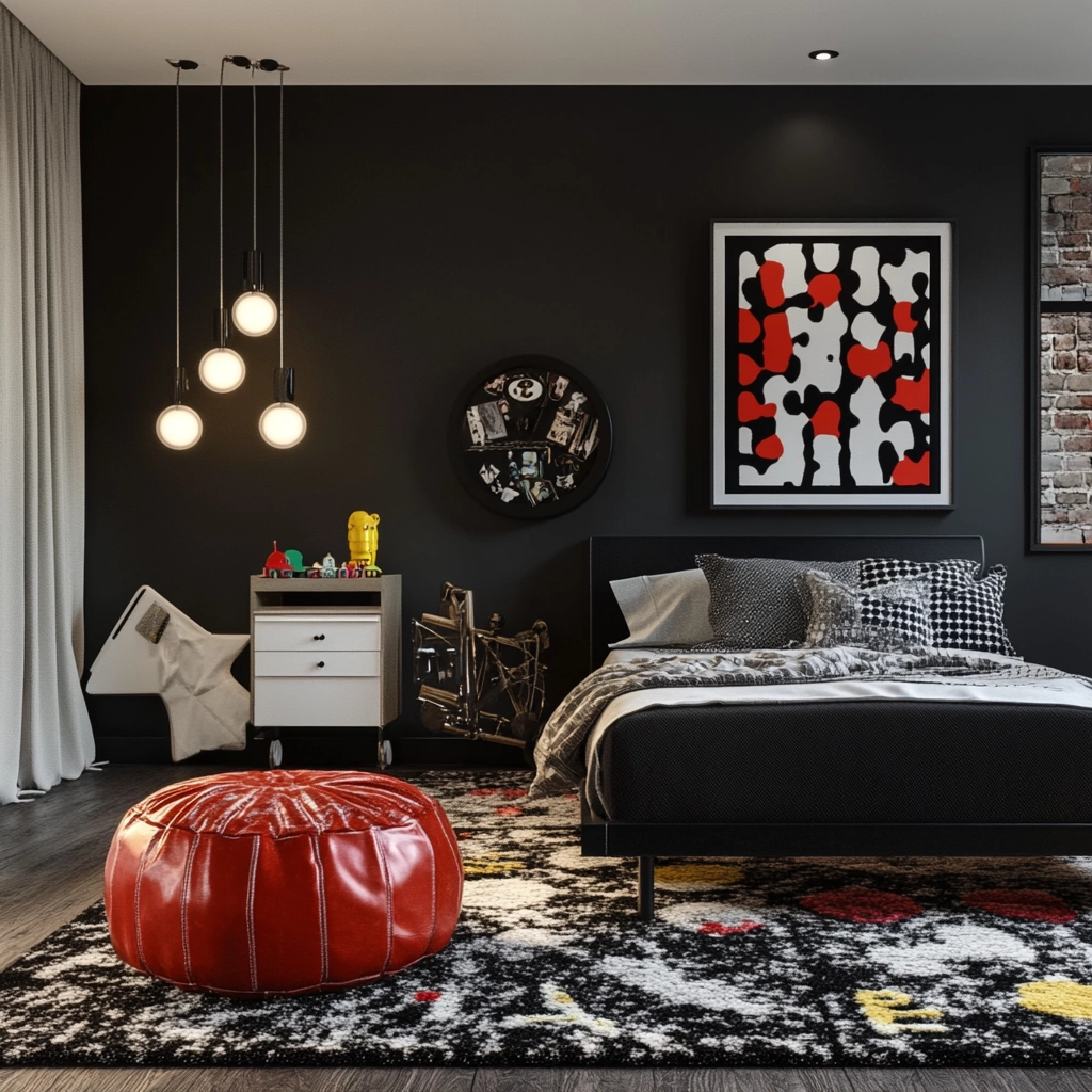 modern farmhouse kids bedroom 53