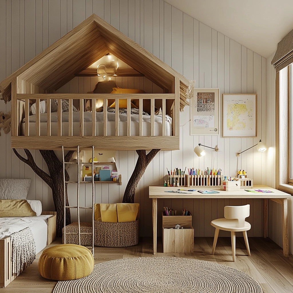 modern farmhouse kids bedroom 77