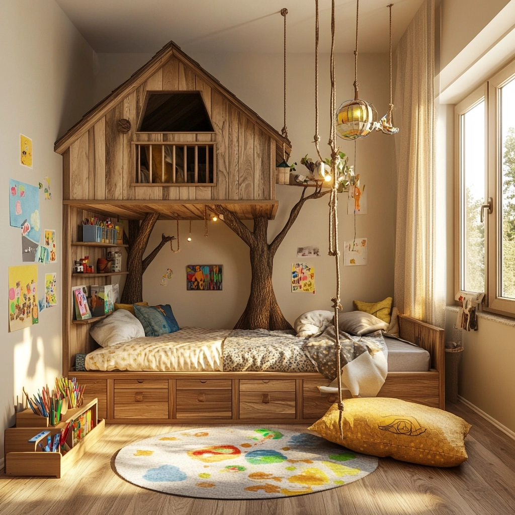 modern farmhouse kids bedroom 80