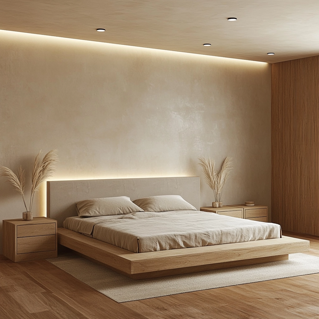 modern farmhouse master bed bedroom 30