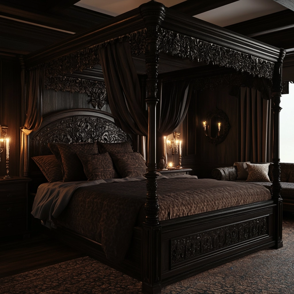 modern farmhouse master bed bedroom 45