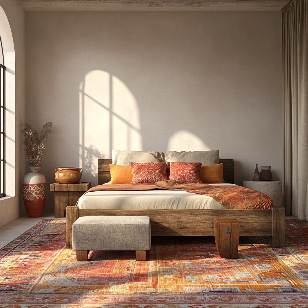 modern farmhouse master bed bedroom 50