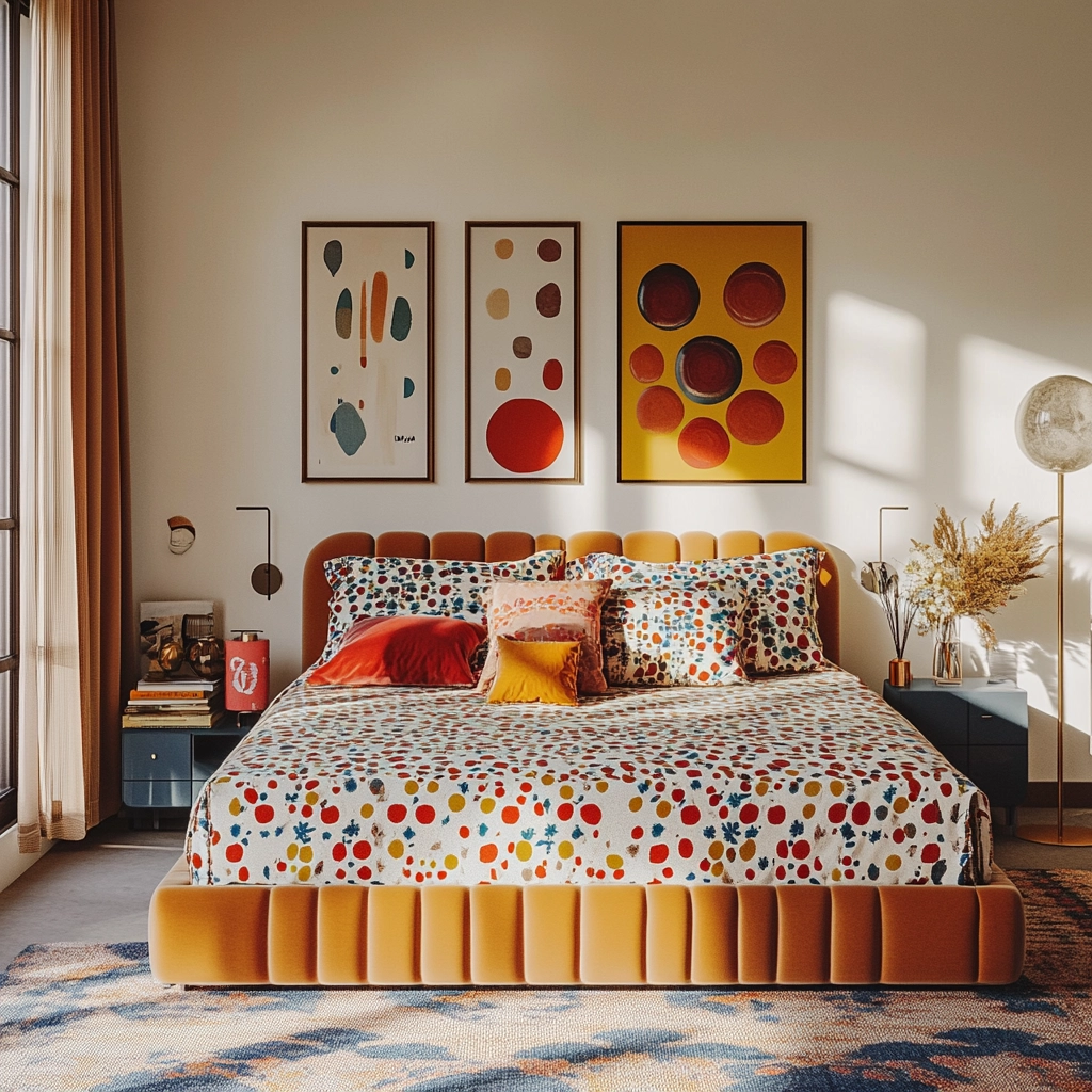 modern farmhouse master bed bedroom 69