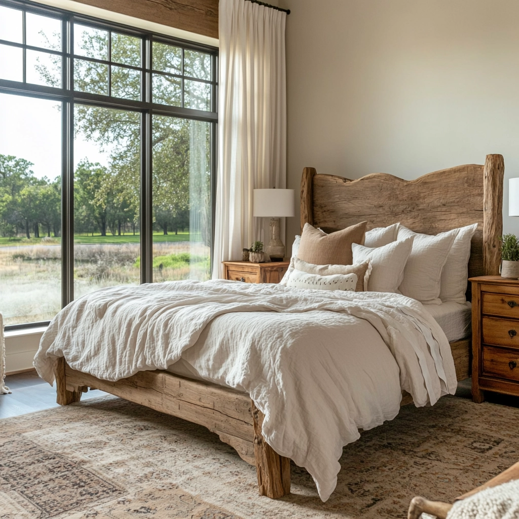 modern farmhouse style bedroom 1