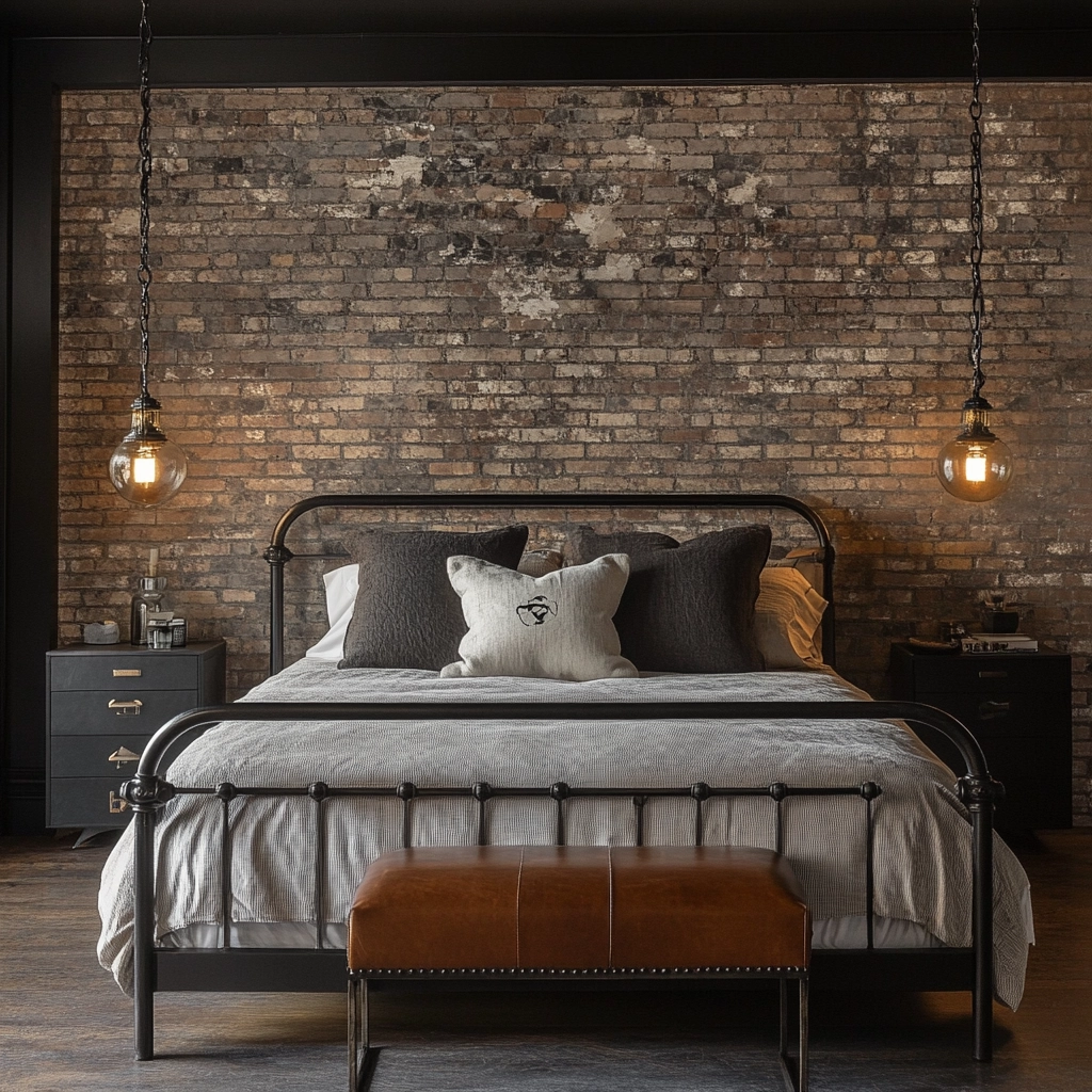 modern farmhouse style bedroom 11