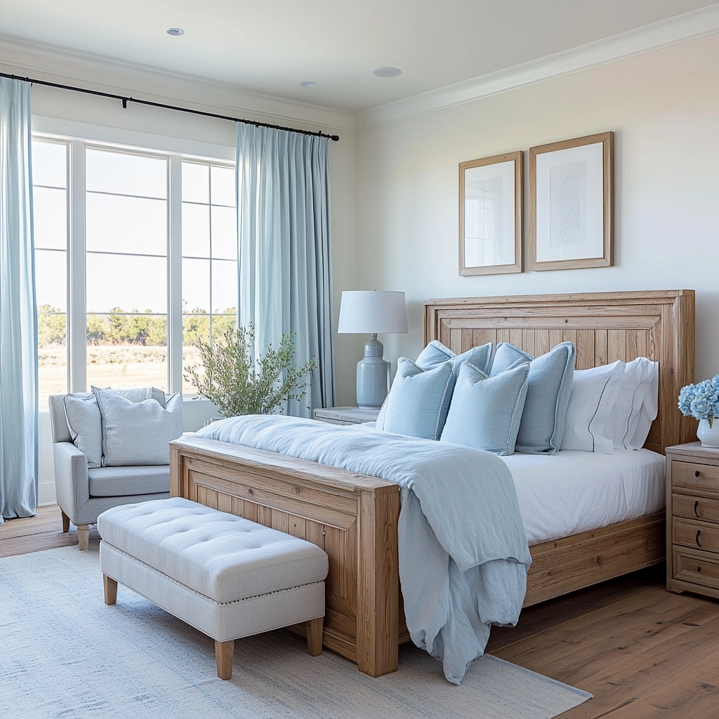 modern farmhouse style bedroom 21