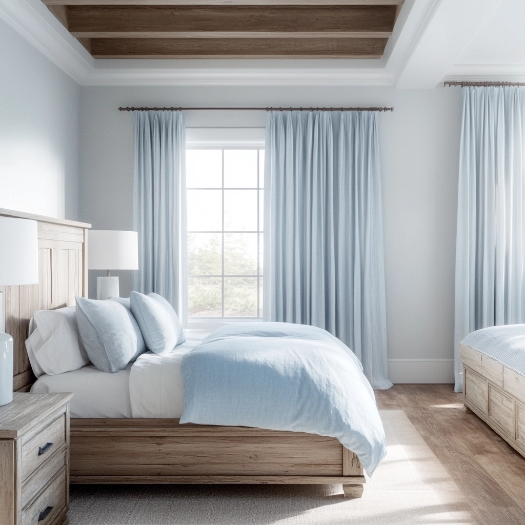 modern farmhouse style bedroom 23