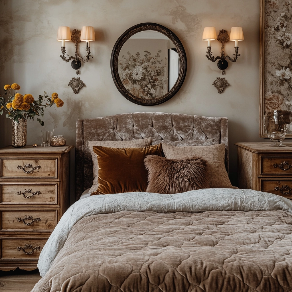 modern farmhouse style bedroom 26