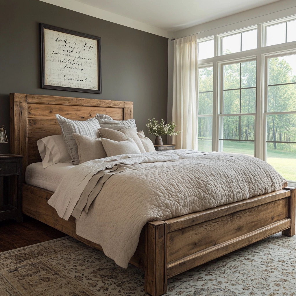 modern farmhouse style bedroom 3