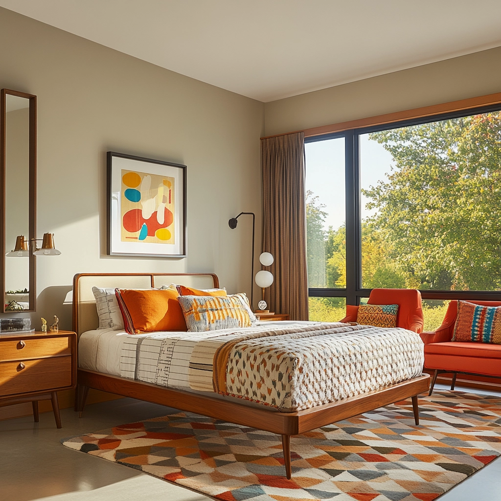modern farmhouse style bedroom 33