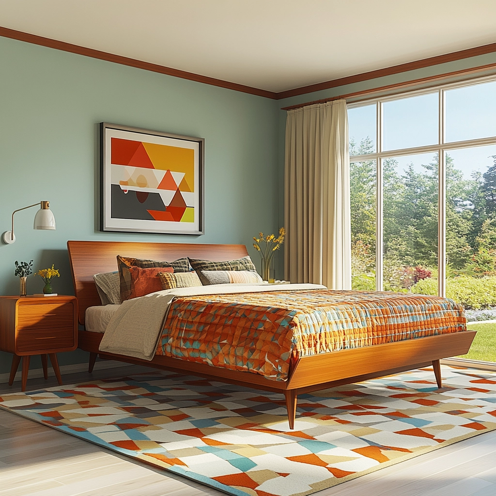 modern farmhouse style bedroom 34