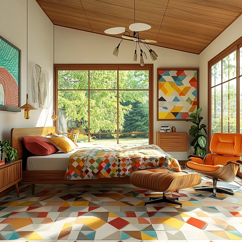 modern farmhouse style bedroom 36