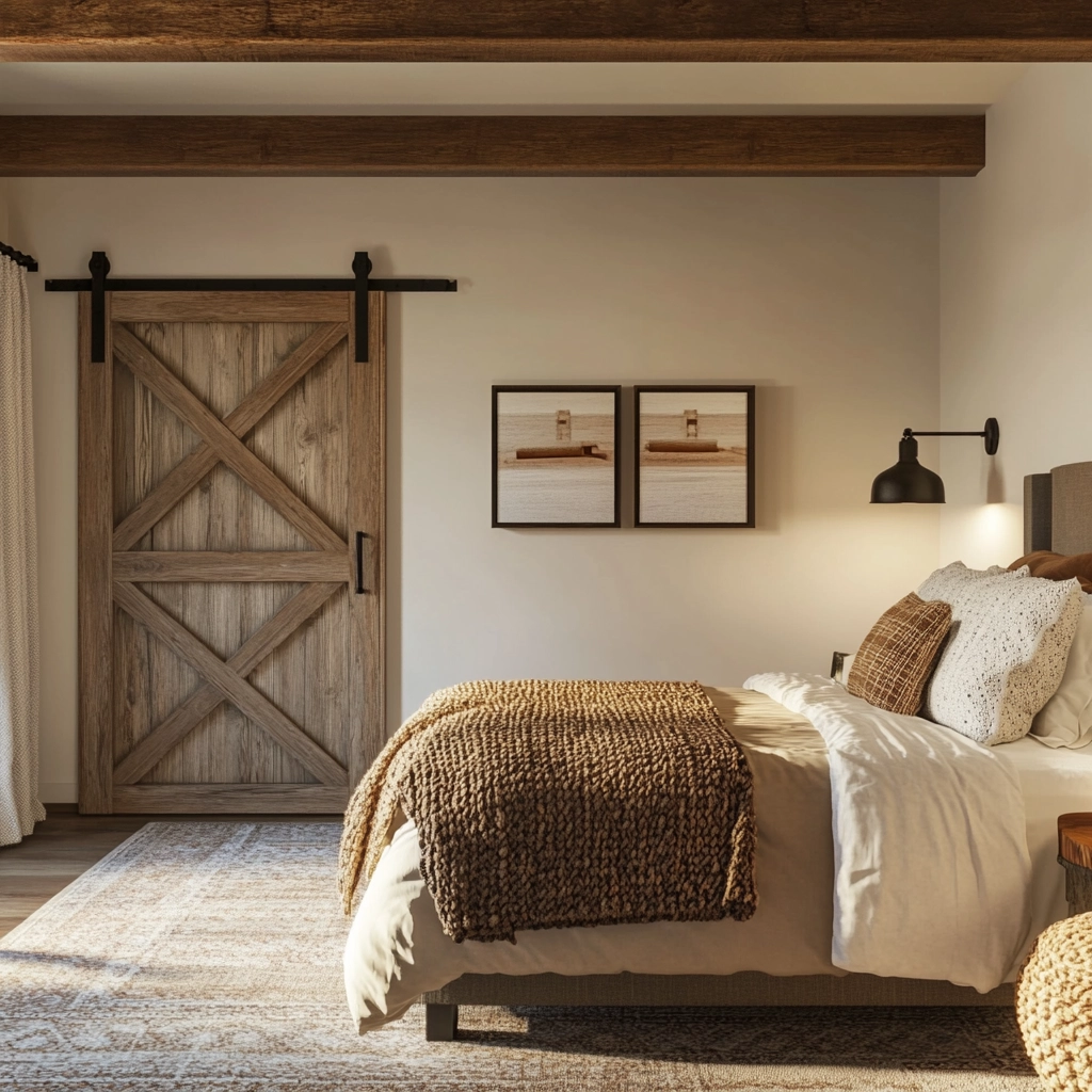 modern farmhouse style bedroom 37