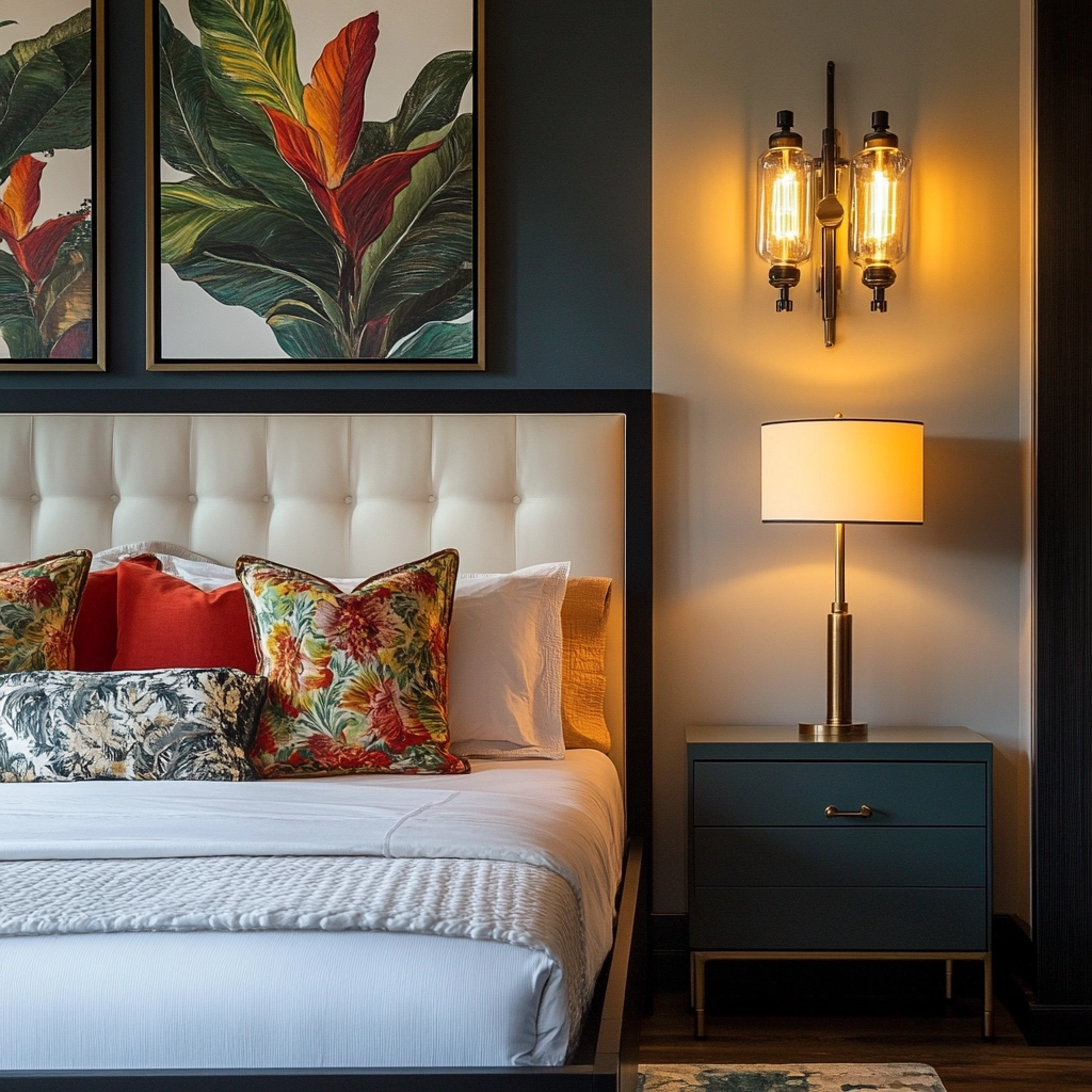 modern farmhouse style bedroom 74