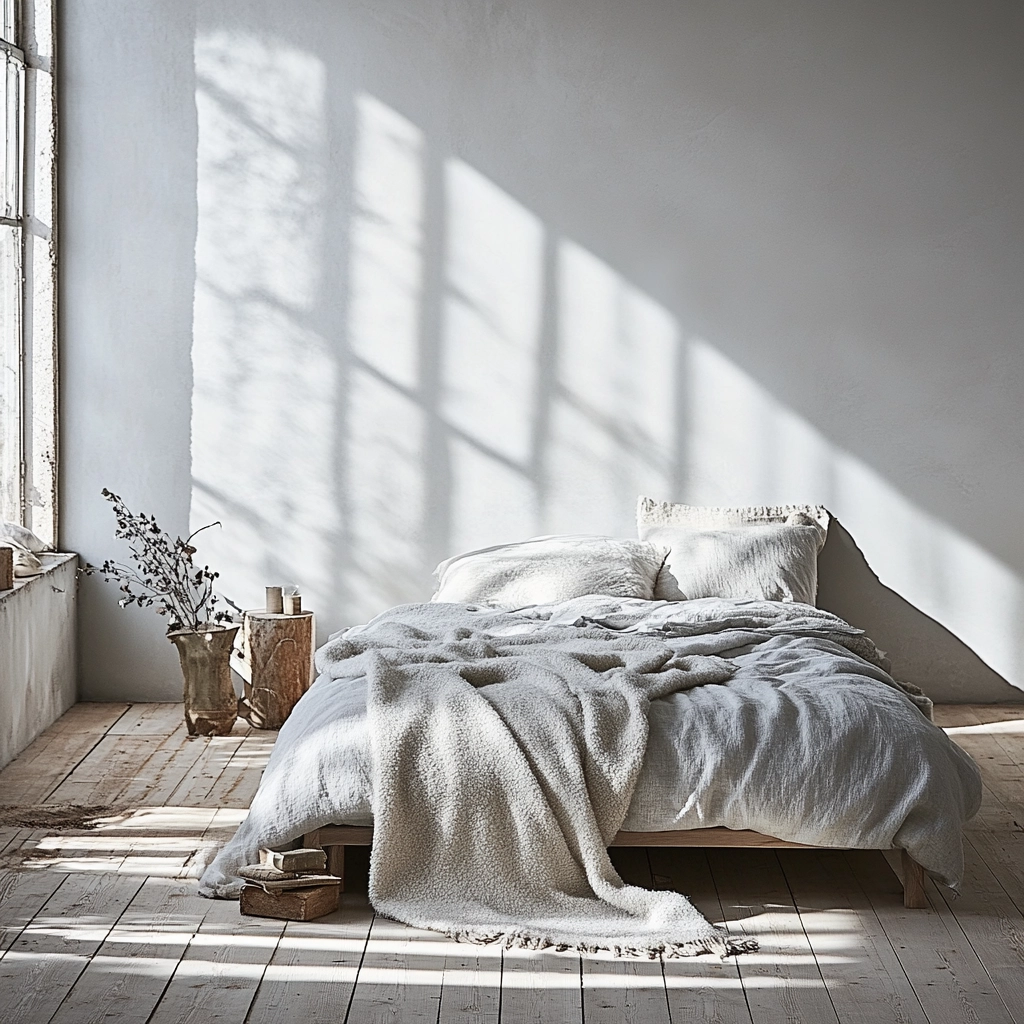 modern rustic farmhouse bedroom 15