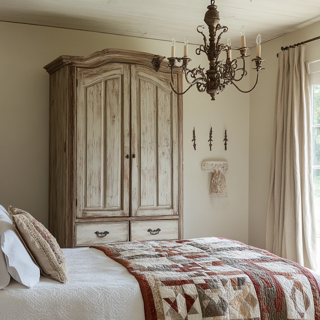 modern rustic farmhouse bedroom 20