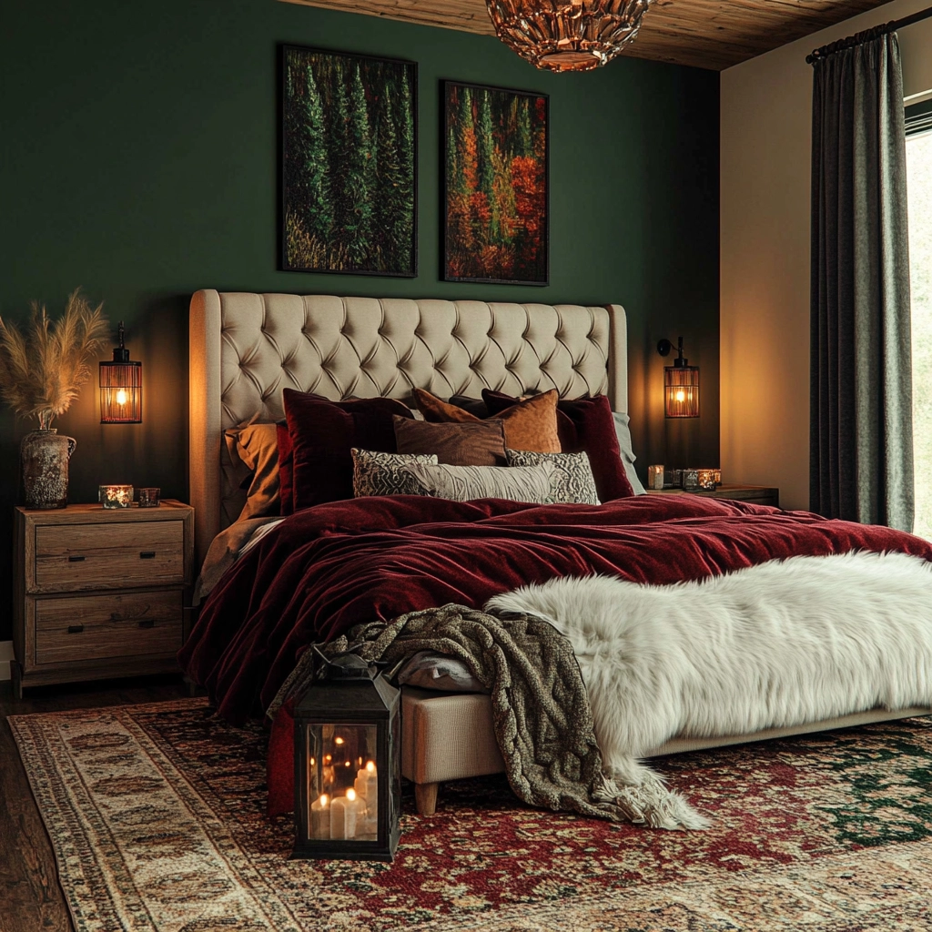 modern rustic farmhouse bedroom 21