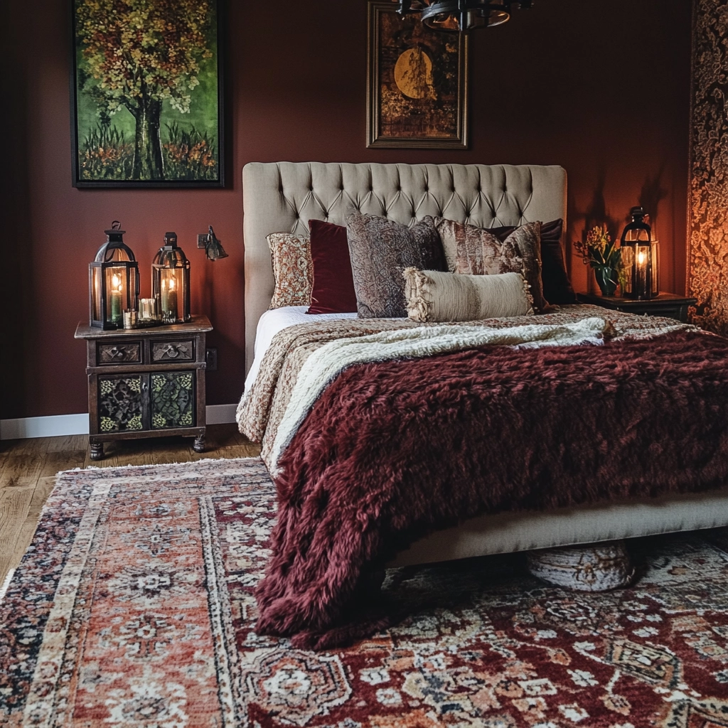 modern rustic farmhouse bedroom 23