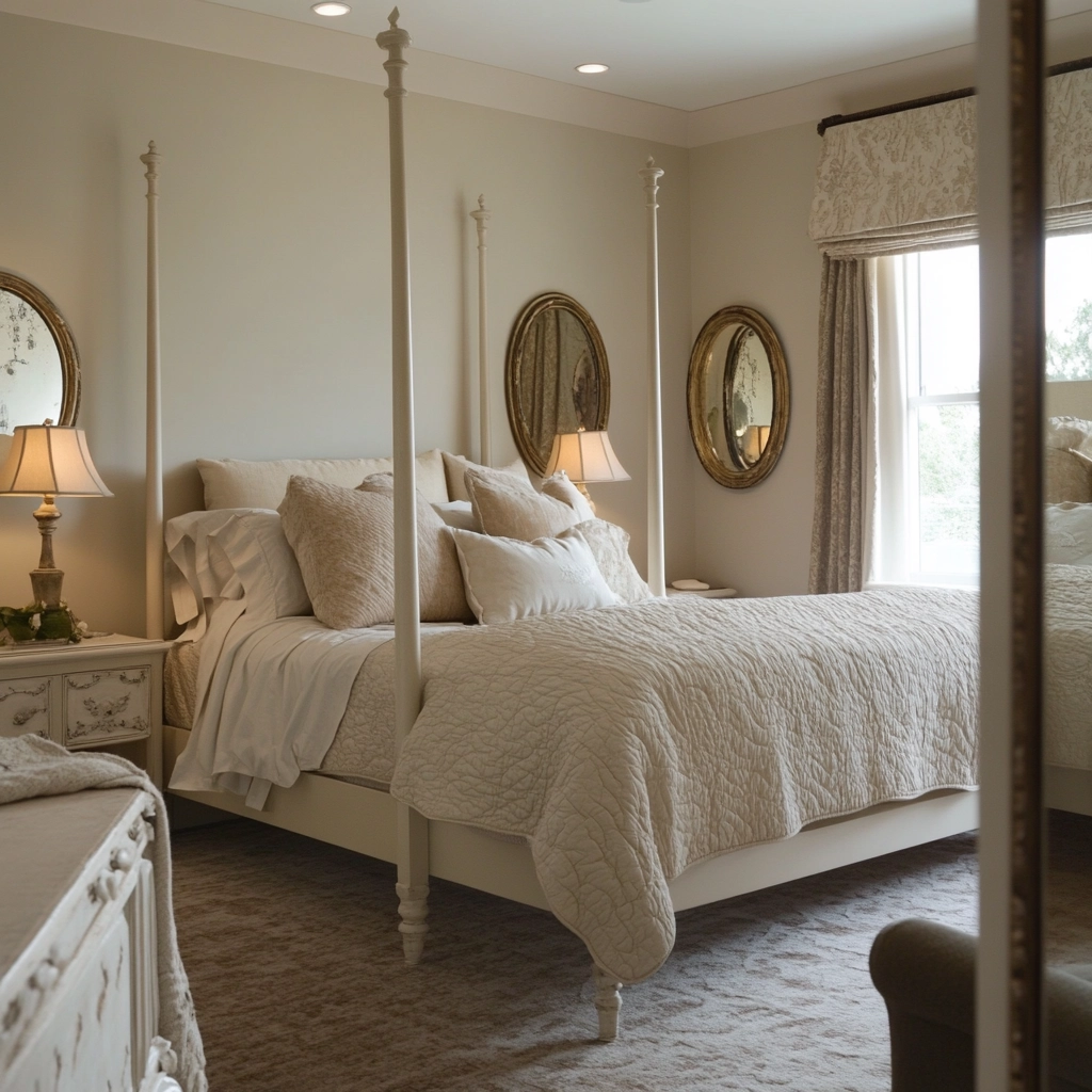 modern rustic farmhouse bedroom 27
