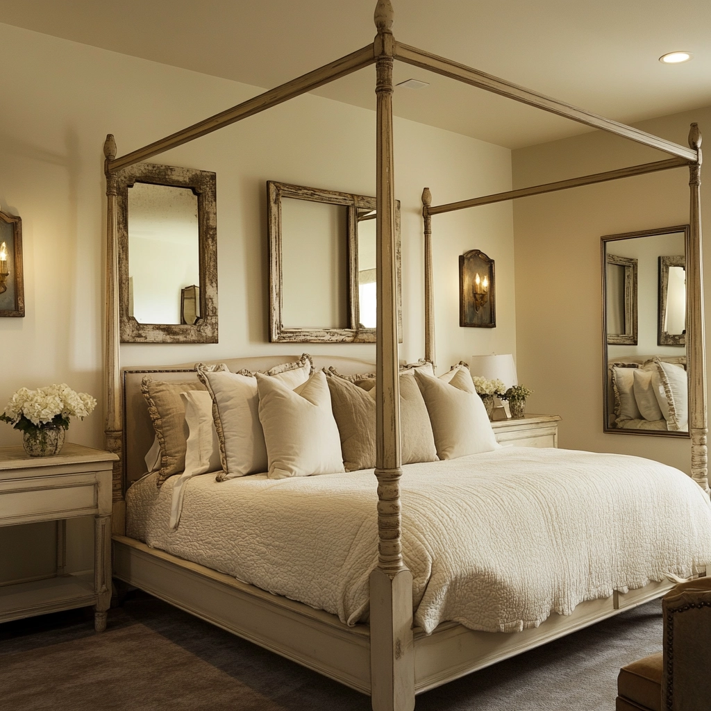 modern rustic farmhouse bedroom 28