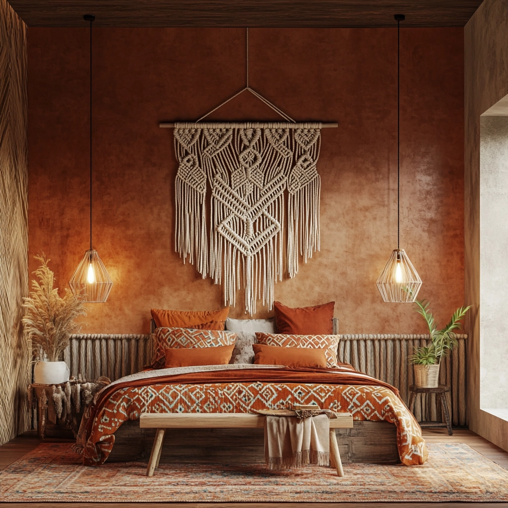modern rustic farmhouse bedroom 33