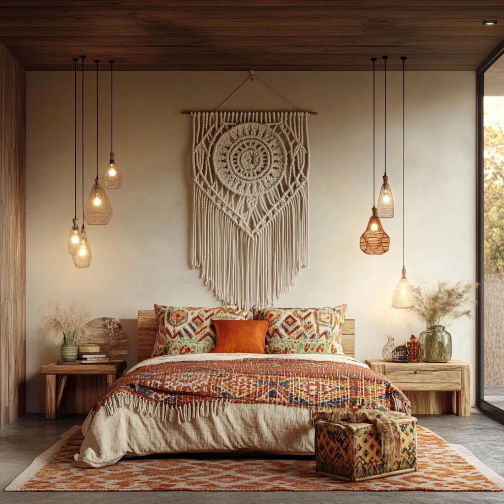 modern rustic farmhouse bedroom 35