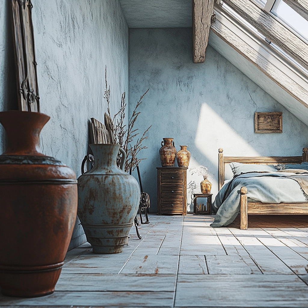 modern rustic farmhouse bedroom 40