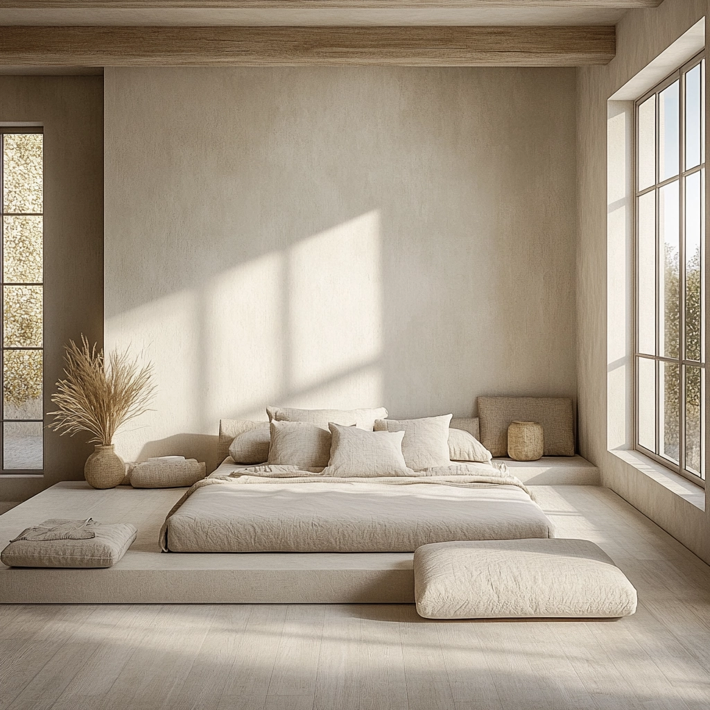 modern rustic farmhouse bedroom 44