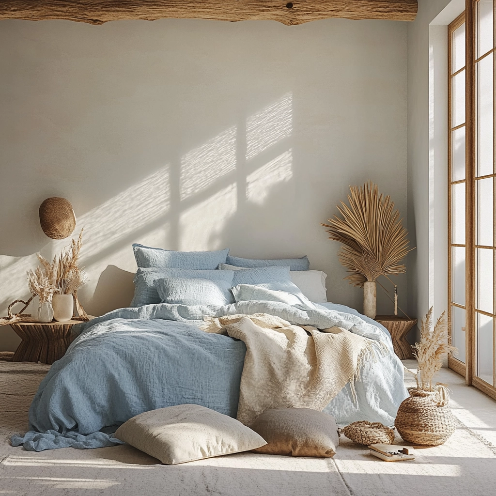 modern rustic farmhouse bedroom 46