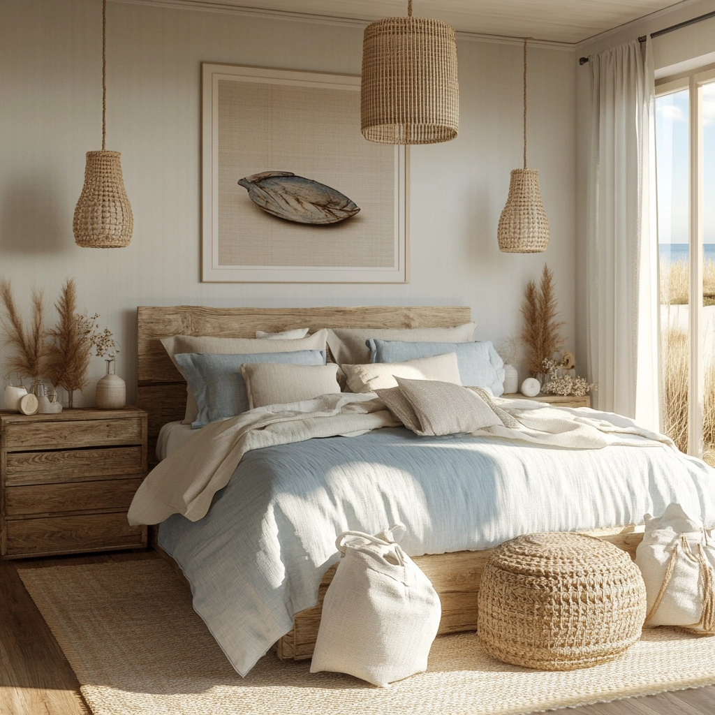 modern rustic farmhouse bedroom 47