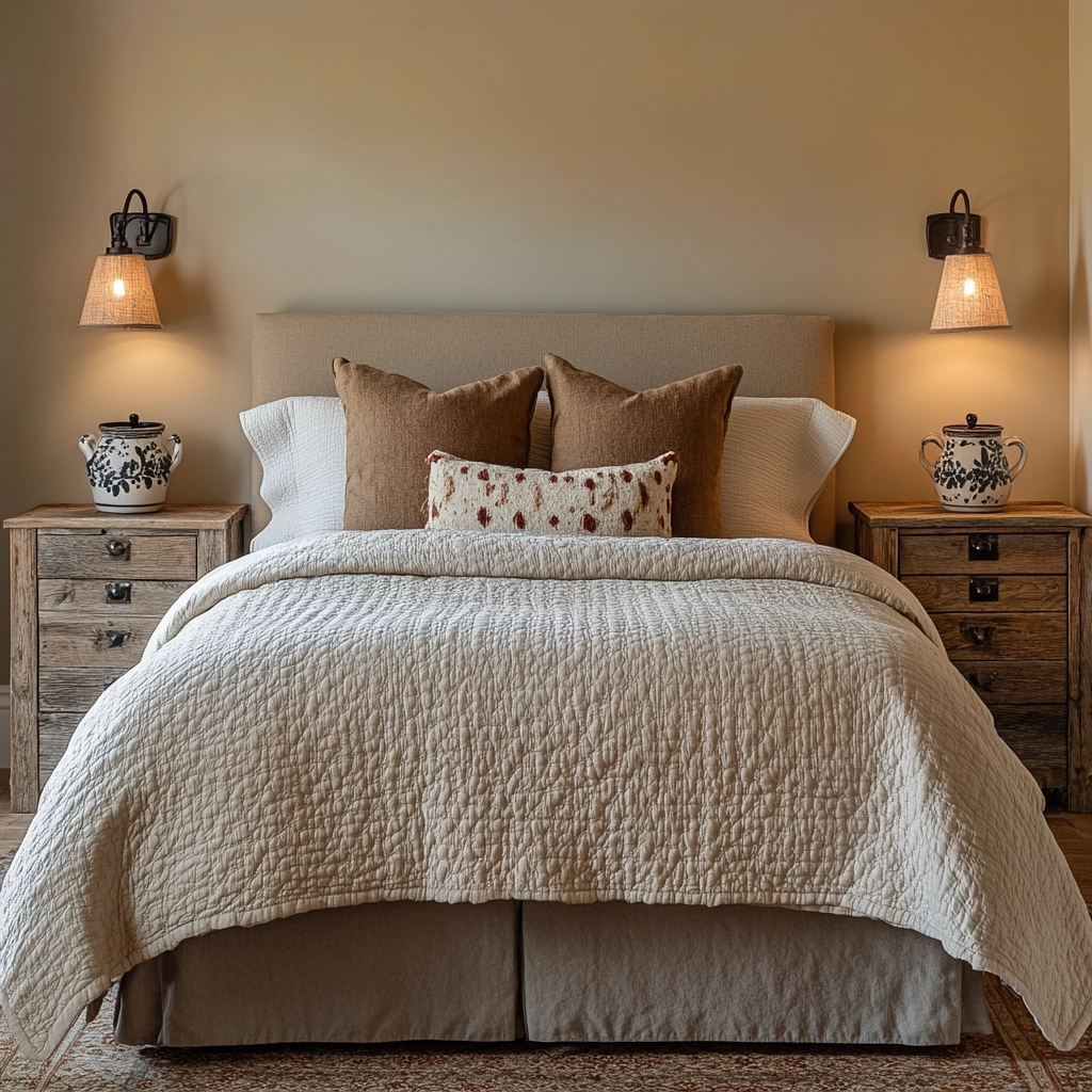 modern rustic farmhouse bedroom 6