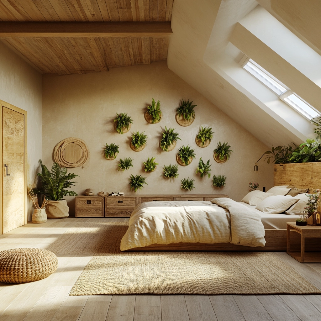 modern rustic farmhouse bedroom 73