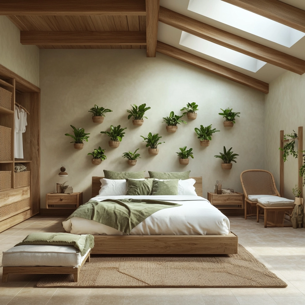 modern rustic farmhouse bedroom 74