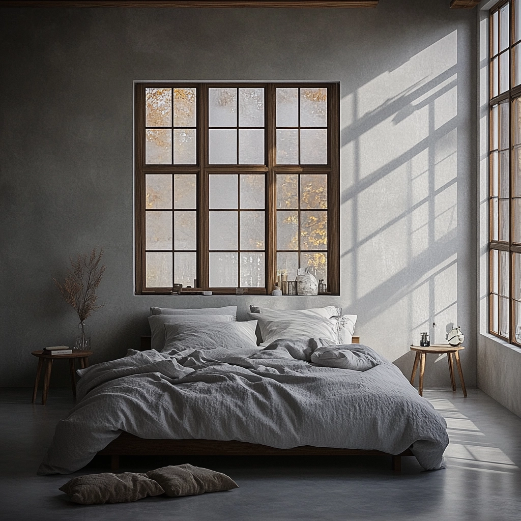 moody farmhouse bedroom 18