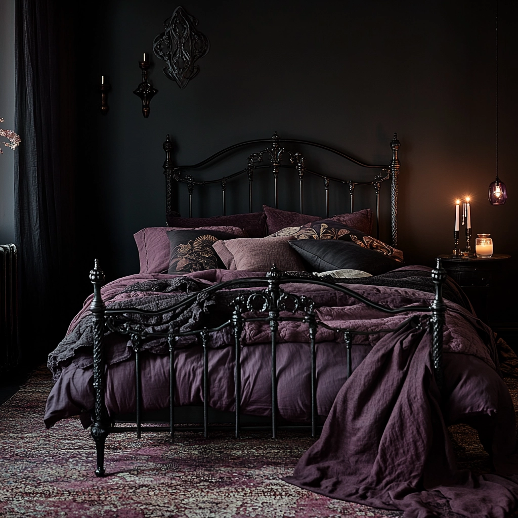 moody farmhouse bedroom 33