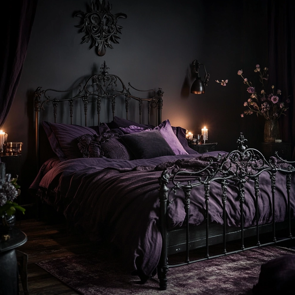 moody farmhouse bedroom 34