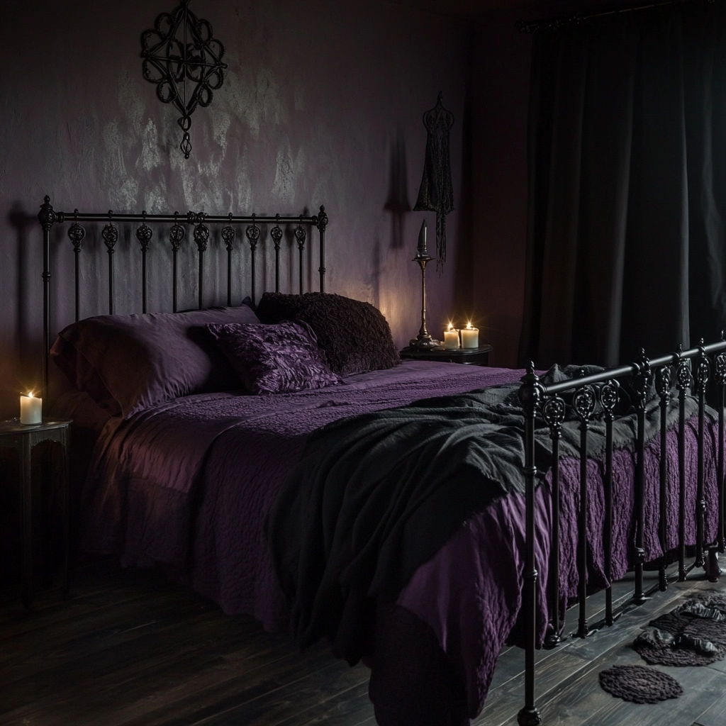 moody farmhouse bedroom 36