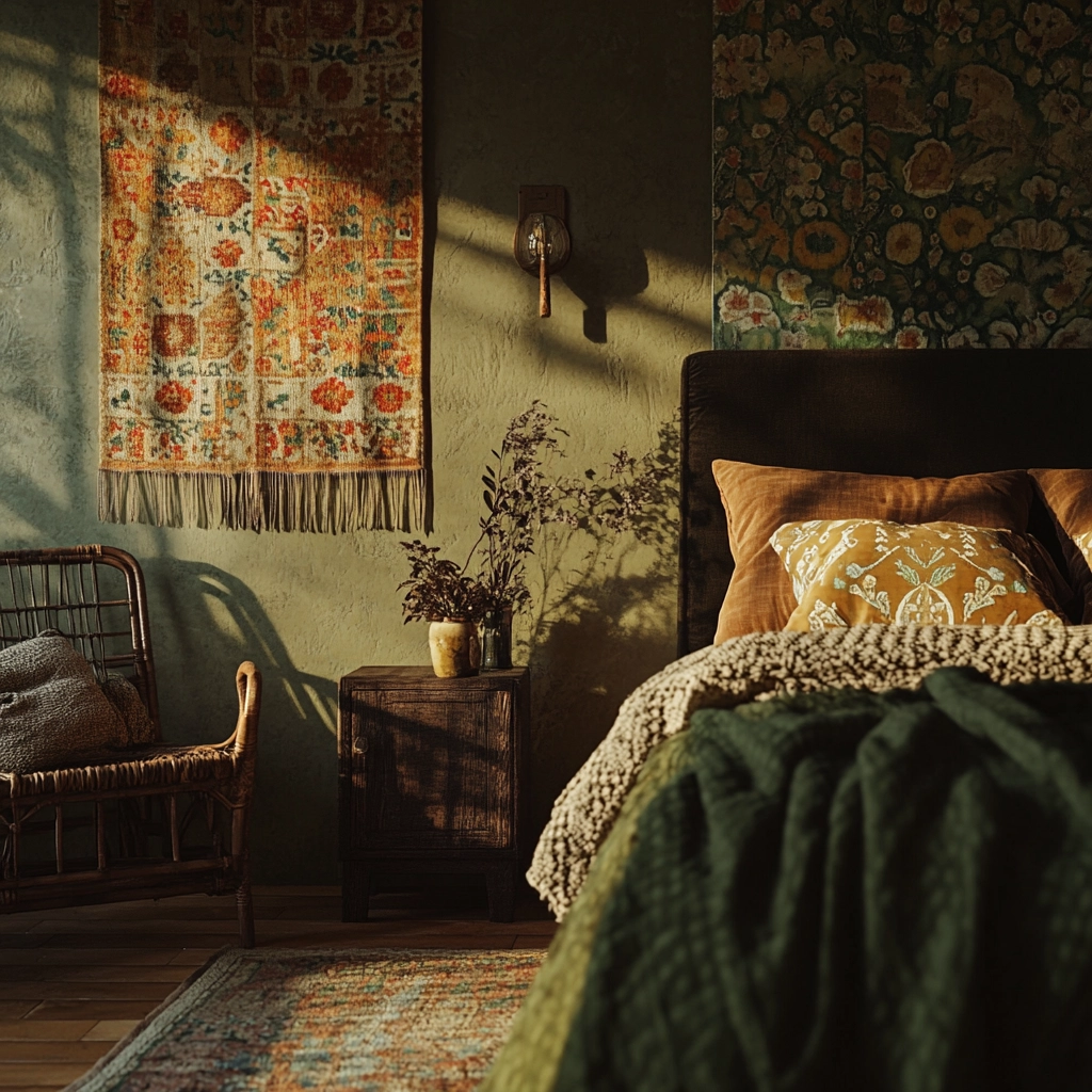 moody farmhouse bedroom 61