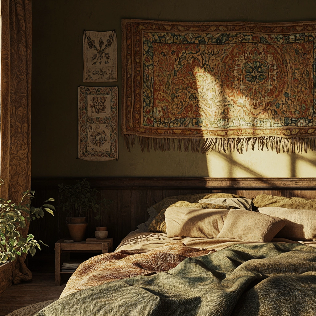 moody farmhouse bedroom 62