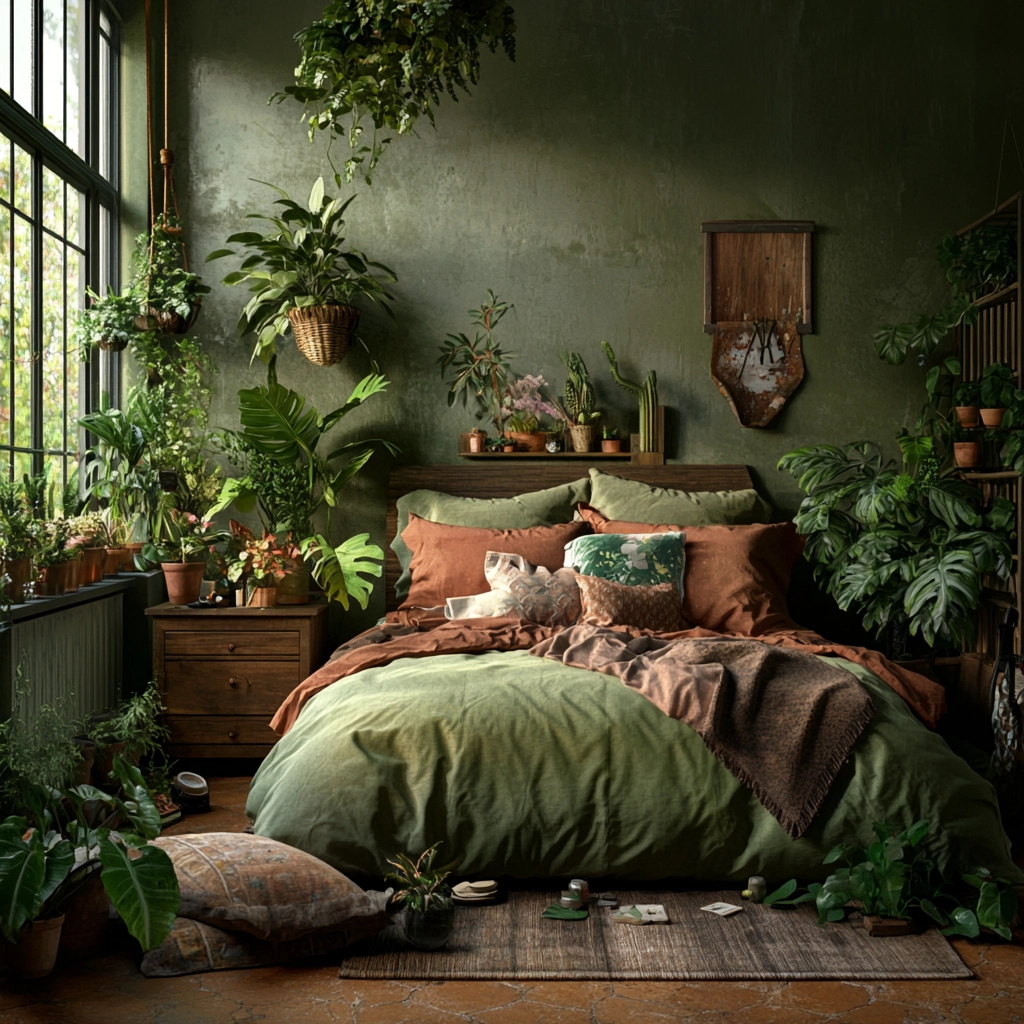 moody farmhouse bedroom 69